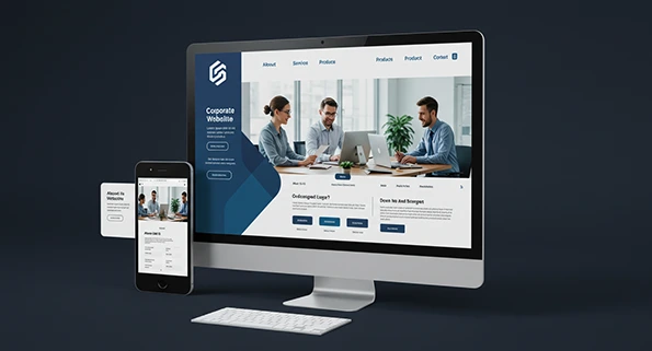 corporate website - web development